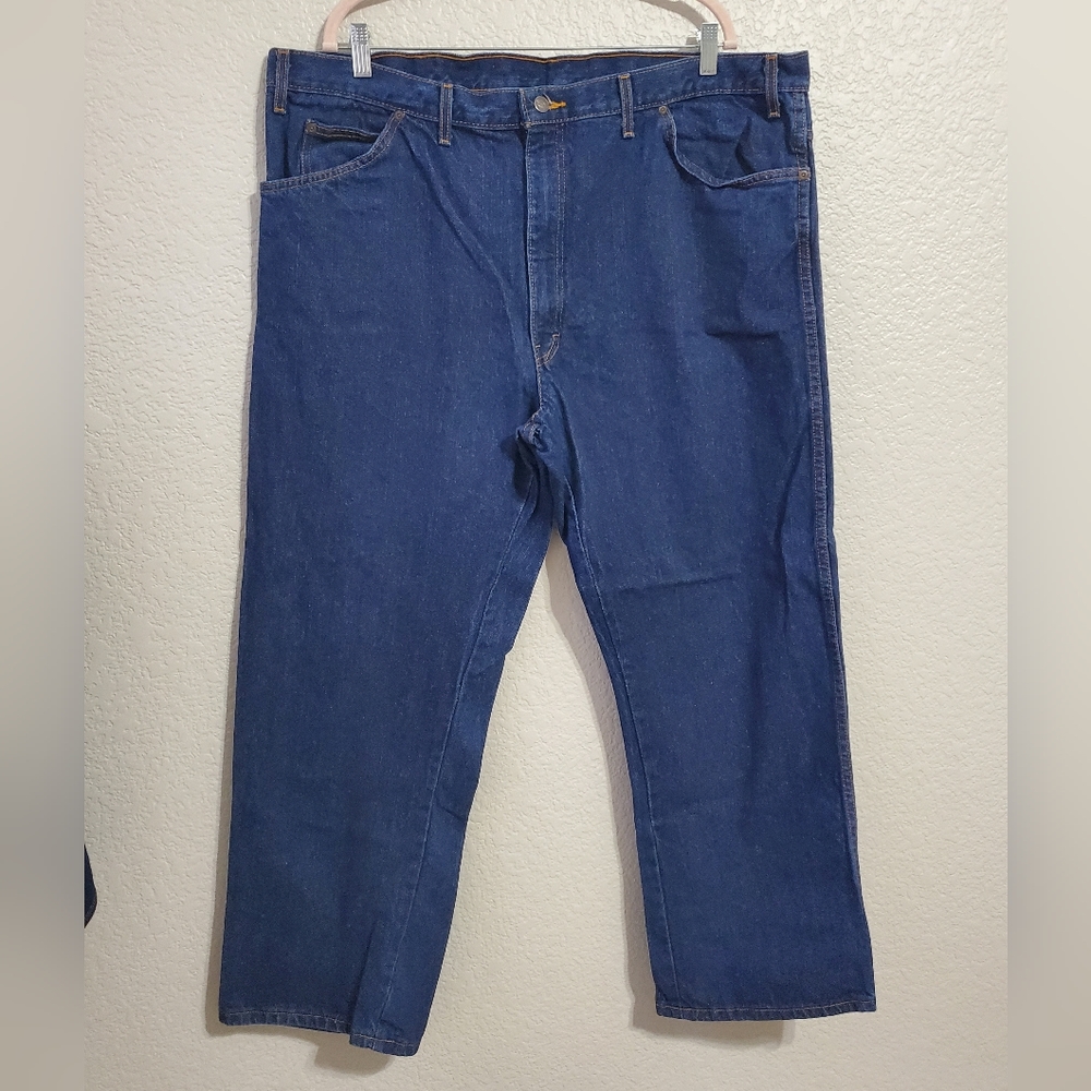 Dickies Work Blue Denim Dark Wash Jeans Big & Tall Men's Size 44 X 32